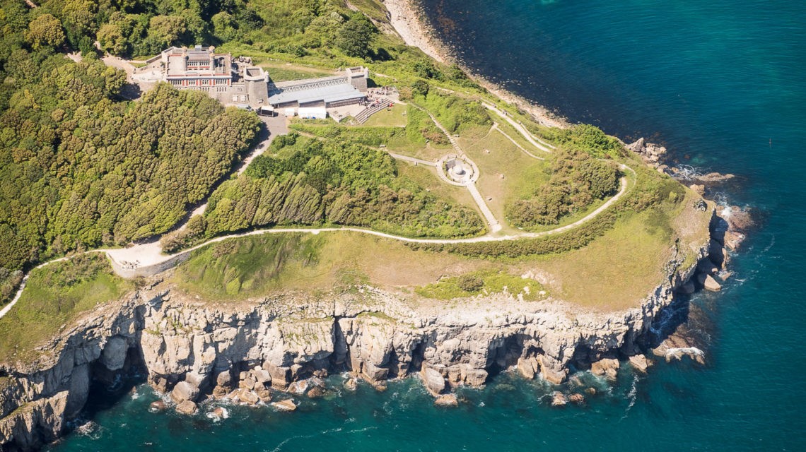 Durlston Aerial view