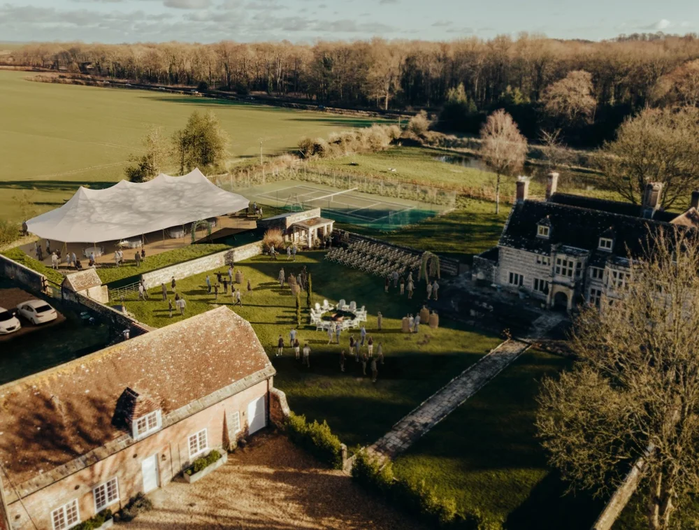 Almer Manor - Aerial Shot