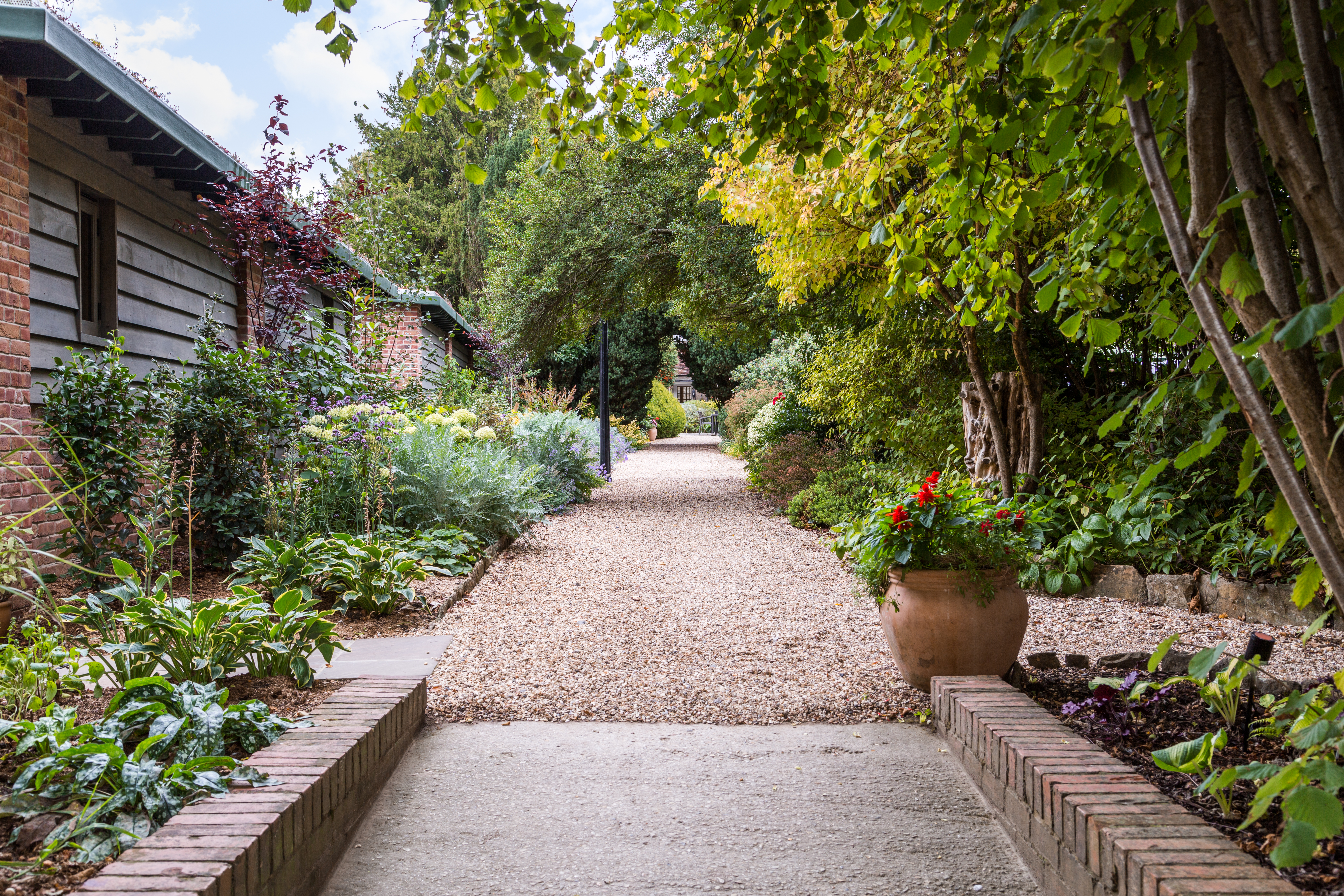 The Eastbury Hotel and Spa garden