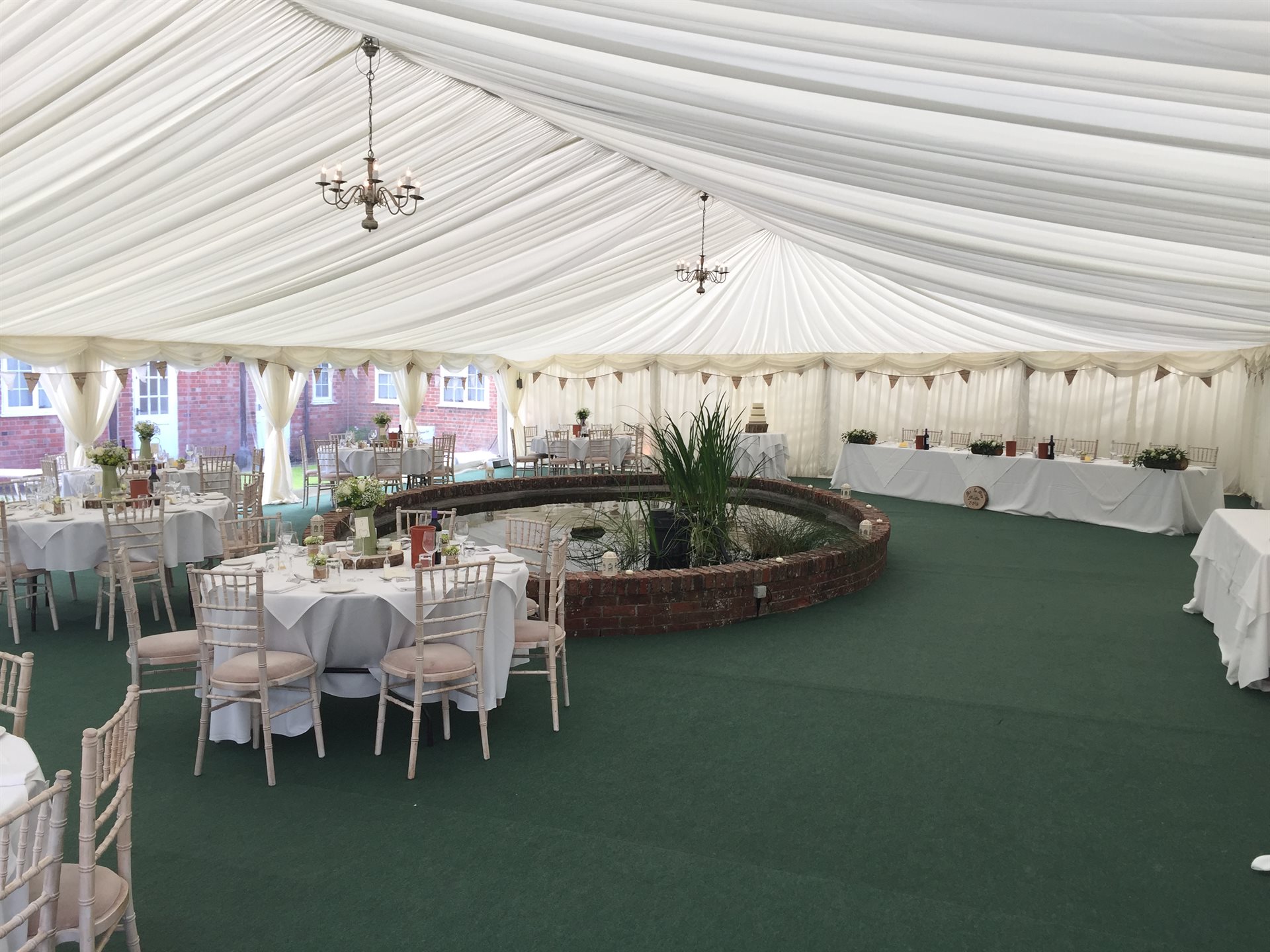 Marquee reception