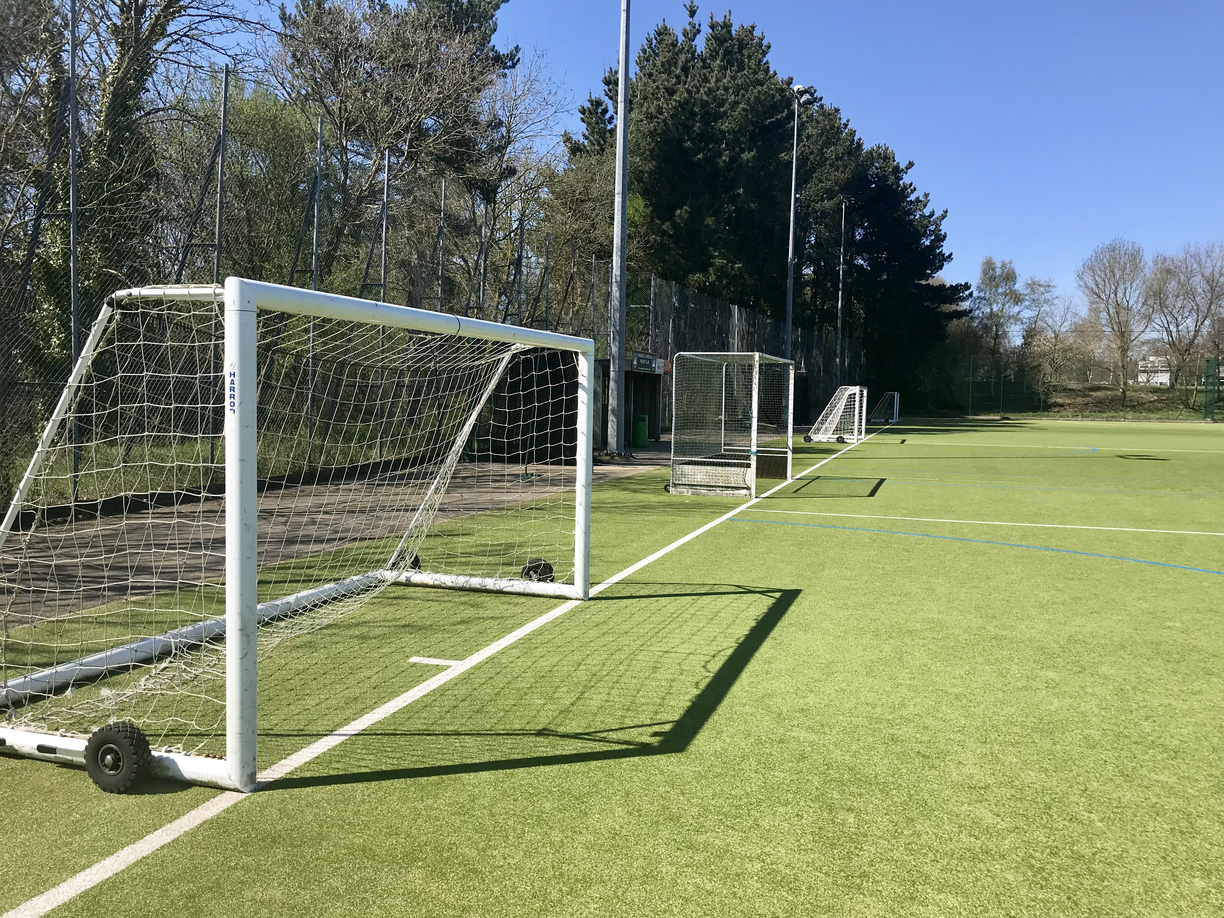 Football field.