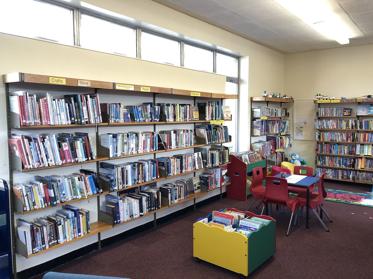 I can ask the library staff for a tour of the library