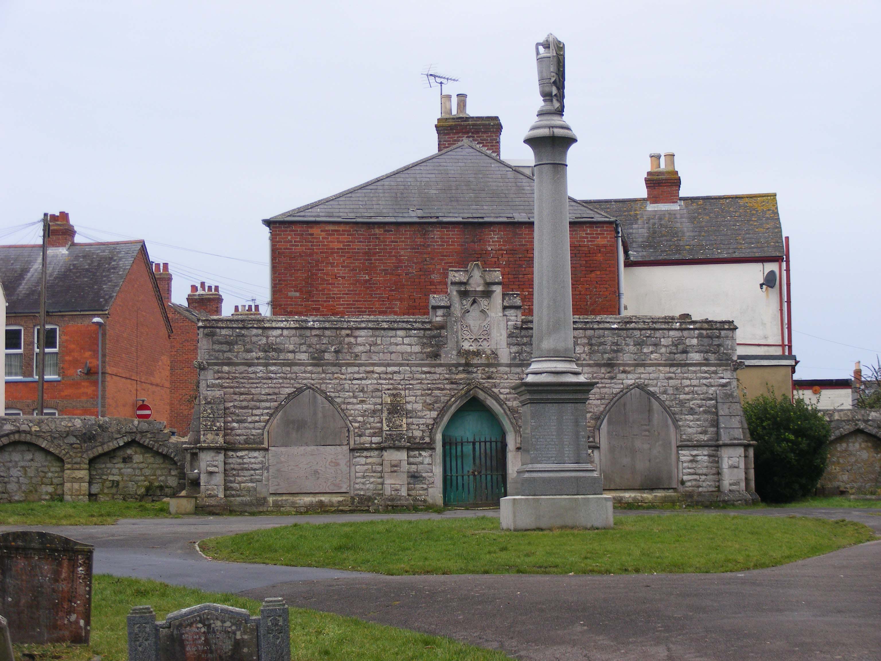 Melcombe Regis burying ground memorial