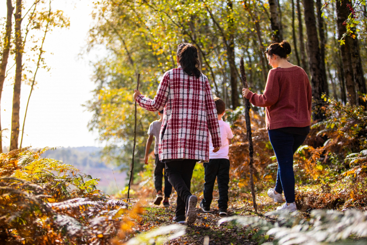 Image of people walking