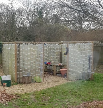 new potting area