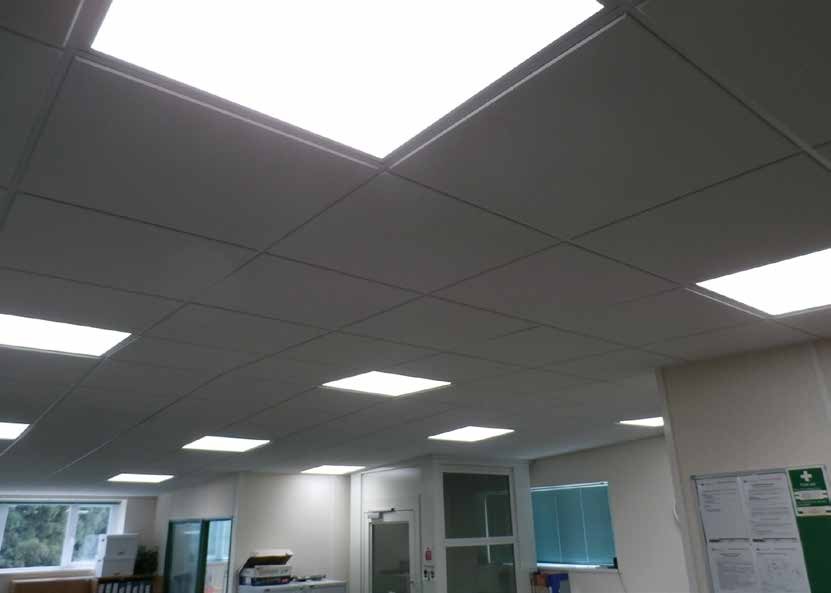 New, more energy efficient lighting
