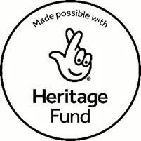Made possible with heritage fund logo