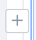 clicking the grey plus to add a table